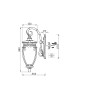 Настенный светильник (бра) Outdoor O414WL-01BZ