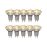 Лампа светодиодная Lucide GU10 5W 2700K MR16 прозрачная 49008/10/60