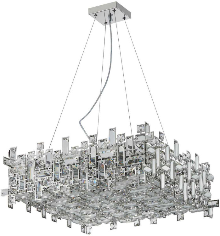 Люстра подвесная хрустальная 2171/09/10P Stilfort, серия Tetrix