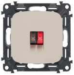 Розетка для колонок Legrand Valena Allure одиночная, слоновая кость 753072+755366