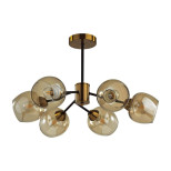 5649/6C COMFI LN23 000 чёрный, бронза Люстра потолочная E27 6*60W 220V ODELL