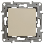 Выключатель одноклавишный Legrand Etika IP44 слоновая кость 672300
