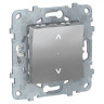 Выключатель для жалюзи Schneider Electric Unica New алюминий