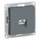 Розетка Schneider Electric Atlas Design RJ-45 кат. 6a, грифель