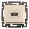 Розетка HDMI Legrand Valena Classic для аудио/видеоустройств, слоновая кость 774185