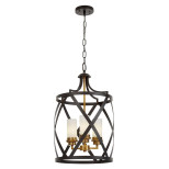 Подвесная люстра Lumina Deco Astila LDP 1242-3 BK+MD Подвесная люстра Lumina Deco Astila LDP 1242-3 BK+MD