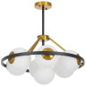 Подвесная люстра Lumina Deco Donzano LDP 8034-7 BK+WT Подвесная люстра Lumina Deco Donzano LDP 8034-7 BK+WT