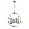 Подвесная люстра Lumien Hall Илис 3303/5H-AB-SNGD-CL