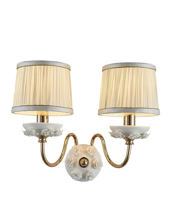 Бра Lumien Hall Эрин 1030/2W-GD-WT