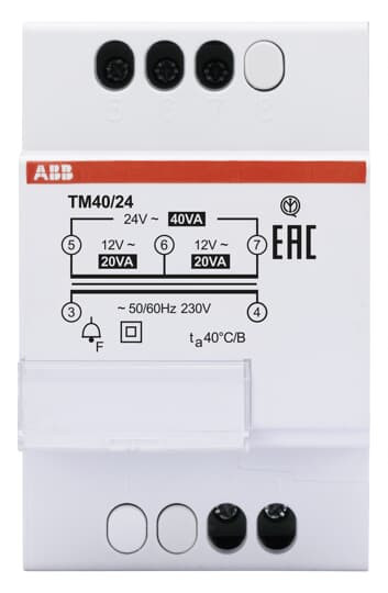 Трансформатор модульный звонковый ABB TM40/24