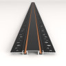 Flat Magnetic Шинопровод встраиваемый (2м) чёрный 85130/00