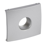 Лицевая панель Valena Classic для одиночных TV розеток, алюминий 770256