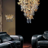 Подвесная люстра Crystal Lux Romeo SP10 Gold D600