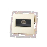 Розетка RJ-45 Legrand Valena Classic UTP 1, на винтах, слоновая кость 774138