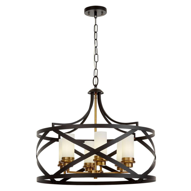 Подвесная люстра Lumina Deco Astila LDP 1242-6 BK+MD Подвесная люстра Lumina Deco Astila LDP 1242-6 BK+MD