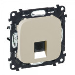 Розетка RJ-45 Legrand Valena Allure одиночная, cat. 5e, до 100 Мб/с, слоновая кость 753840