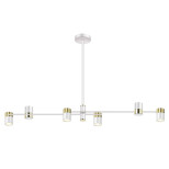 Подвесная люстра Lumien Hall Саурис LH8020/6P-WT-GD