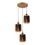 Подвесная люстра Lumina Deco Alacosmo LDP 6811-3 GD Подвесная люстра Lumina Deco Alacosmo LDP 6811-3 GD
