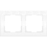 Рамка Werkel Flock на 2 поста белая WL05-Frame-02-white 4690389046711
