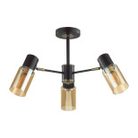 5644/3C COMFI LN23 000 чёрный, бронза Люстра потолочная E14 3*40W 220V RONNIE