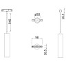 Трековый светильник Technical TR016-2-12W4K-W Трековый светильник Technical TR016-2-12W4K-W
