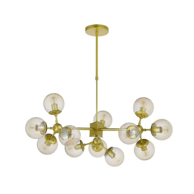 Подвесная люстра Lumina Deco Zodiak LDP 160-12 GD Подвесная люстра Lumina Deco Zodiak LDP 160-12 GD