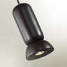 5054/1D PENDANT ODL24 451 черный/металл/керамика Подвес GU10 LED 4W KERAMA