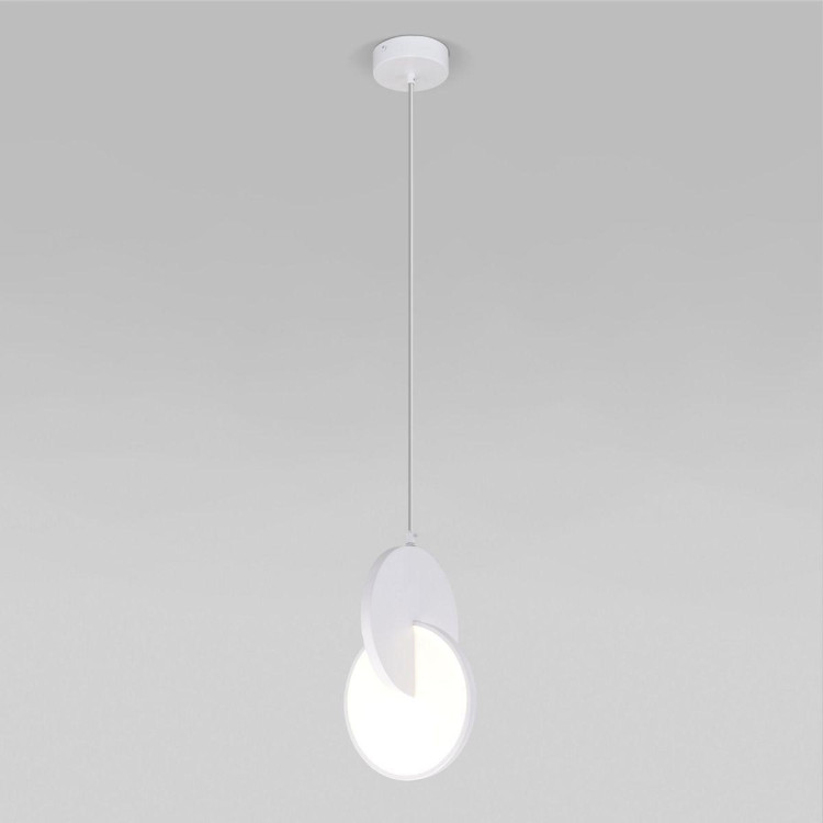 Подвесной светодиодный светильник Eurosvet Lang 50225/1 Led белый