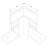 Коннектор L-образный Elektrostandard Slim Magnetic 85090/00 a057205