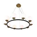 Подвесной светильник Lumina Deco Modica LDP 6032-10 BK+MD Подвесной светильник Lumina Deco Modica LDP 6032-10 BK+MD