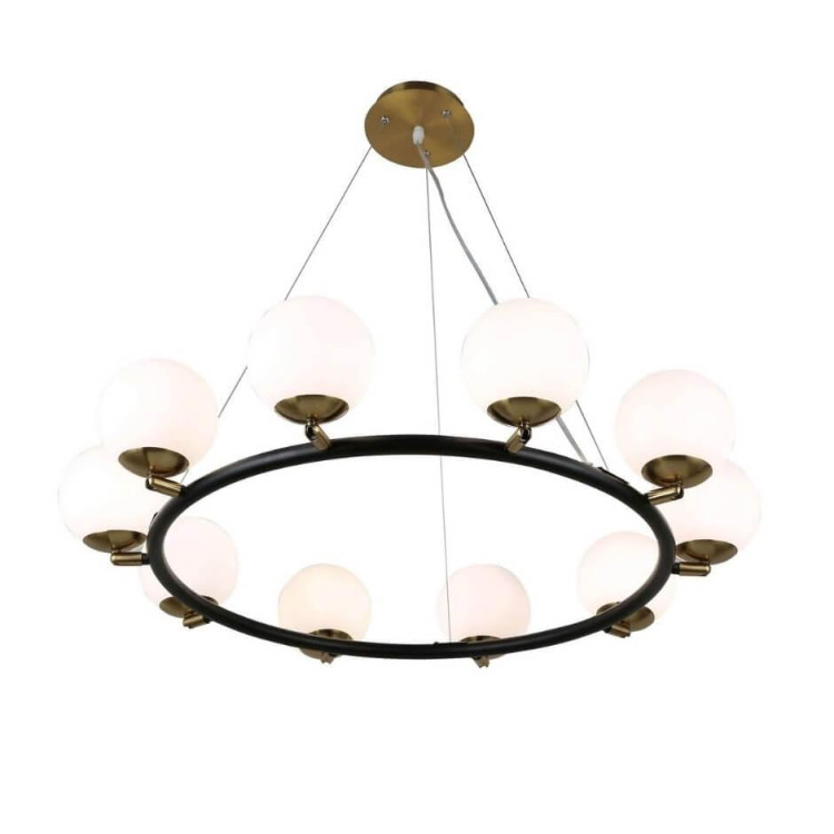 Подвесной светильник Lumina Deco Modica LDP 6032-10 BK+MD Подвесной светильник Lumina Deco Modica LDP 6032-10 BK+MD