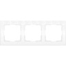 Рамка Werkel Flock на 3 поста белая WL05-Frame-03-white 4690389046728