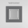 Умный сенсорный выключатель двухклавишный серебряный W4523006