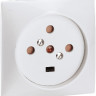 Розетка Legrand 20A 3К+Н+З, слоновая кость