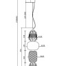 Подвесной светильник Maytoni MOD267PL-L32CH3K