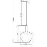Подвесной светильник Maytoni MOD271PL-01B5