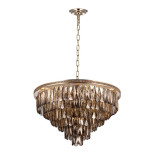 Подвесная люстра Lumina Deco Chici LDP 6002-600 GD+GY Подвесная люстра Lumina Deco Chici LDP 6002-600 GD+GY