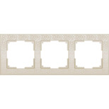 Рамка Werkel Flock на 3 поста слоновая кость WL05-Frame-03-ivory 4690389046926