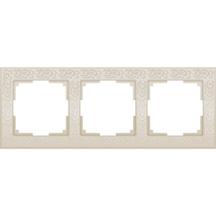 Рамка Werkel Flock на 3 поста слоновая кость WL05-Frame-03-ivory 4690389046926