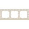 Рамка Werkel Flock на 3 поста слоновая кость WL05-Frame-03-ivory 4690389046926