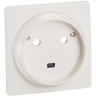 Розетка Legrand 32А 2К+З со шторками, слоновая кость