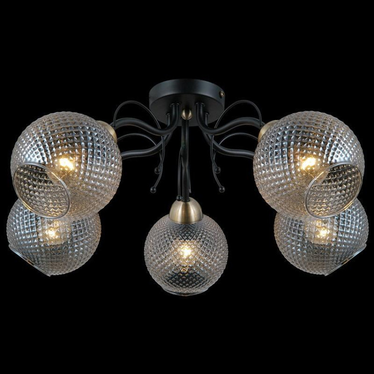 Потолочная люстра Illumico IL0190-5CSQ-79 BK AB