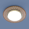 Встраиваемый точечный светильник с LED подсветкой 3028 GX53 GC тонированный