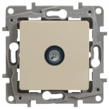 Розетка TV Legrand Etika оконечная 5 дБ, слоновая кость 672365