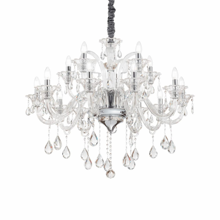  Подвесная люстра Ideal Lux Colossal SP15 Trasparente 114170