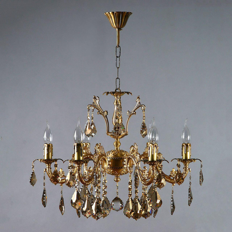 Подвесная люстра Ambiente Granada 2118/6 AB Honey Leaf