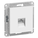Розетка Schneider Electric Atlas Design RJ-45 кат. 5е, белая