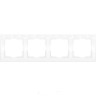 Рамка Werkel Flock на 4 поста белая WL05-Frame-04-white 4690389046735