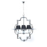 Подвесная люстра Lumina Deco Baltimore LDP 8020-4 CHR+BK Подвесная люстра Lumina Deco Baltimore LDP 8020-4 CHR+BK