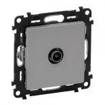 Розетка TV Legrand Valena Life звезда 1,5 дБ, алюминий 753651